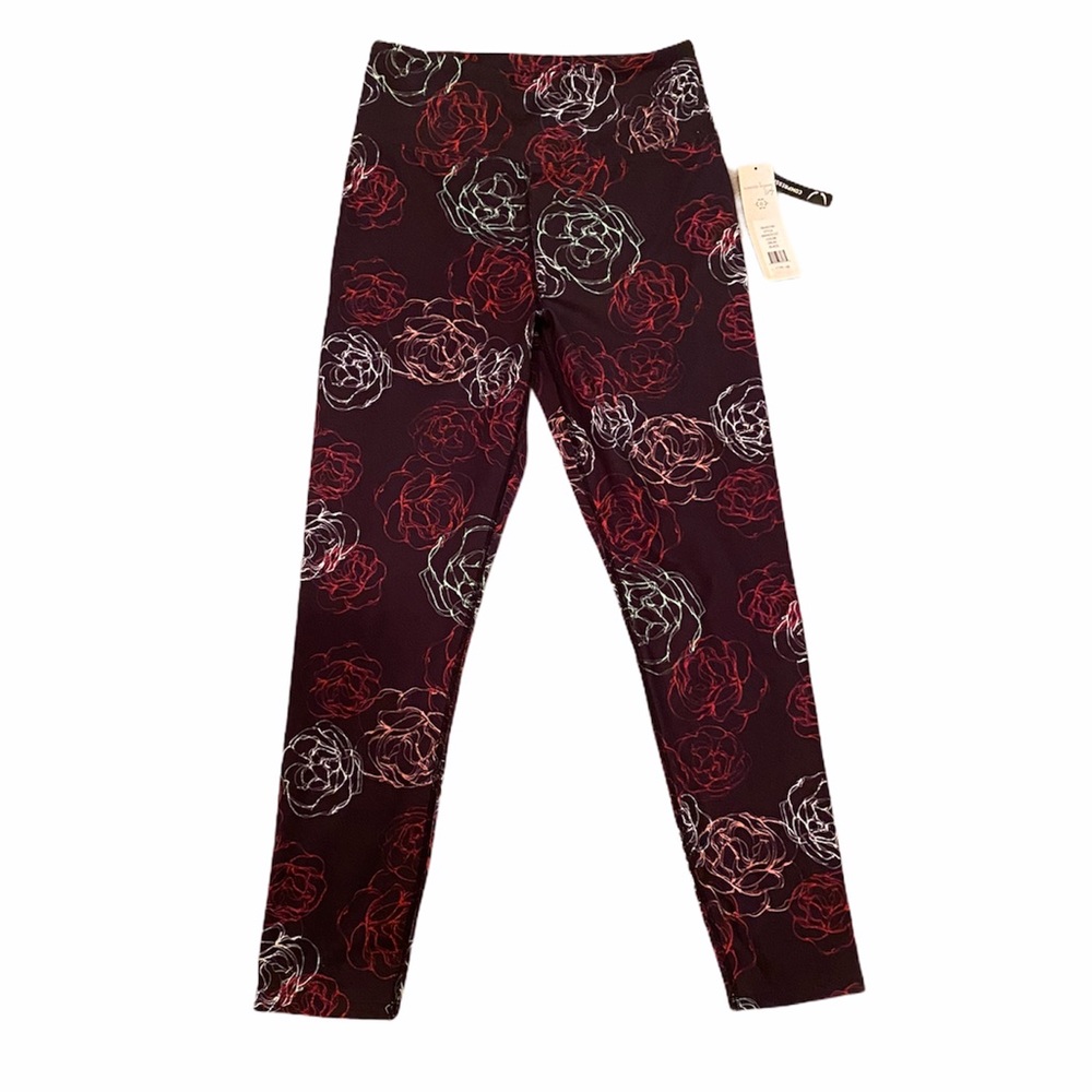NWT Black floral leggings size M